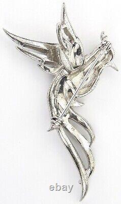 TRIFARI Sterling'Alfred Philippe' Pave Bird of Paradise Pin