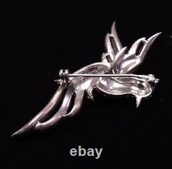 TRIFARI Sterling'Alfred Philippe' Pave Bird of Paradise Pin