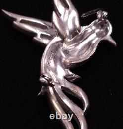 TRIFARI Sterling'Alfred Philippe' Pave Bird of Paradise Pin