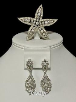 TRIFARI The Cool Jewel 1967 Crystal Rhinestones Rhodium Alfred Philippe Crown TRIFARI The Cool Jewel 1967 Crystal Rhinestones Rhodium Alfred Philippe Crown