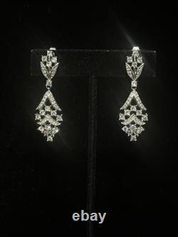 TRIFARI The Cool Jewel 1967 Crystal Rhinestones Rhodium Alfred Philippe Crown