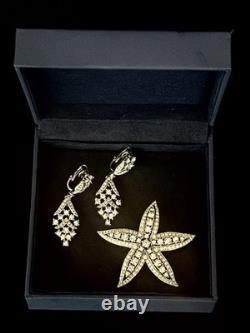 TRIFARI The Cool Jewel 1967 Crystal Rhinestones Rhodium Alfred Philippe Crown