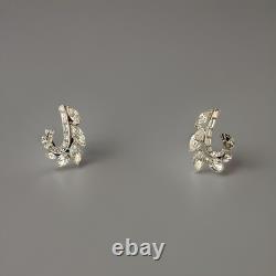 TRIFARI The Duchess 1951 Set Baguettes Marquise Rhodium A. Philippe PAT PEND