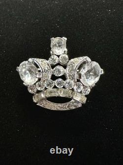 TRIFARI The Royal Pair Brooch-Set Alfred Philippe 1944 Diamanté PAT PEND