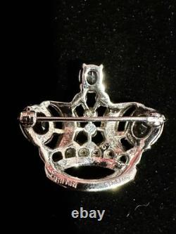 TRIFARI The Royal Pair Brooch-Set Alfred Philippe 1944 Diamanté PAT PEND