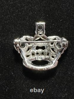 TRIFARI The Royal Pair Brooch-Set Alfred Philippe 1944 Diamanté PAT PEND