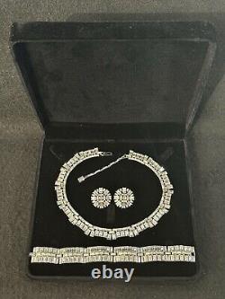TRIFARI Vanity Fair RARE Set Alfred Philippe Emerald Cut SILVER Book PAT PEND
