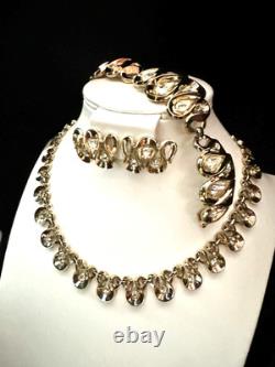 TRIFARI Wave Set Trifanium Alfred Philippe Earrings Bracelet Necklace PAT PEND