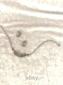 TRIFARI Winter Jewels Set Alfred Philippe Rhodium Diamanté PAT PEND 1948 TRIFARI Winter Jewels Set Alfred Philippe Rhodium Diamanté PAT PEND 1948