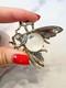 Trifari 1940's Alfred Philippe Sterling Silver Jelly Belly Fly Brooch