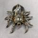 Trifari 1940's Alfred Philippe Sterling Silver Jelly Belly Spider Pin Brooch