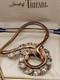 Trifari 1950's Alfred Philippe Swirl Rhinestone Necklace