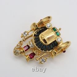 Trifari 1996 TM Car Alfred Philippe Honeymoon Couple Paris in the Spring Brooch