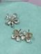 Trifari Alfred Philippe 1948 Vintage Fabulous Clover Brooch And Clip Earrings