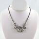 Trifari Alfred Philippe 1953 Halo Necklace 17.5 Silver Tone Clear Rhinestones