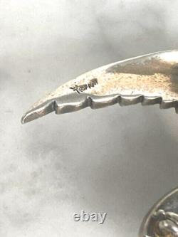 Trifari Alfred Philippe 925 Sterling Silver Jelly Belly Bird Brooch