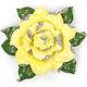 Trifari'Alfred Philippe' Blooming Yellow Rose Flower Pin Clip