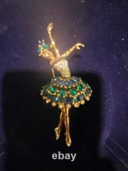Trifari Alfred Philippe Design Pave Ballerina. Nicest one ever listed VINTAGE