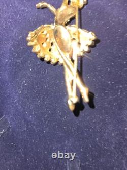 Trifari Alfred Philippe Design Pave Ballerina. Nicest one ever listed VINTAGE
