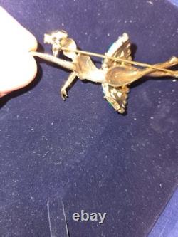 Trifari Alfred Philippe Design Pave Ballerina. Nicest one ever listed VINTAGE