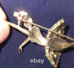 Trifari Alfred Philippe Design Pave Ballerina. Nicest one ever listed VINTAGE