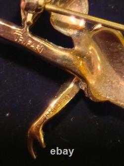 Trifari Alfred Philippe Design Pave Ballerina. Nicest one ever listed VINTAGE