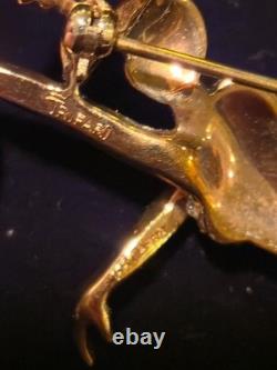 Trifari Alfred Philippe Design Pave Ballerina. Nicest one ever listed VINTAGE