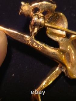 Trifari Alfred Philippe Design Pave Ballerina. Nicest one ever listed VINTAGE