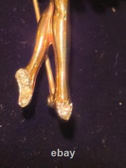 Trifari Alfred Philippe Design Pave Ballerina. Nicest one ever listed VINTAGE