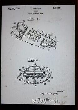 Trifari Alfred Philippe Dress clip Brooch patent 205080 1936/37