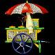 Trifari'Alfred Philippe' Ice Cream Cart with Umbrella Pin Clip