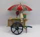 Trifari'Alfred Philippe' Ice Cream Cart with Umbrella Pin Clip SOLD AS. IS