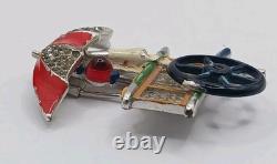 Trifari'Alfred Philippe' Ice Cream Cart with Umbrella Pin Clip SOLD AS. IS