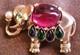 Trifari Alfred Philippe Jelly Belly Elephant Brooch Pin rare