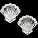 Trifari Alfred Philippe Jelly Belly'Moonshell' Seashell Clip Earrings