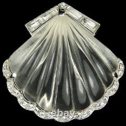 Trifari'Alfred Philippe' Jelly Belly'Moonshell' Seashell Pin Clip