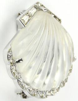 Trifari'Alfred Philippe' Jelly Belly'Moonshell' Seashell Pin Clip