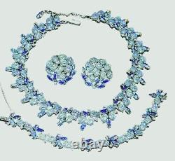 Trifari (Alfred Philippe) Lavarock Lava Rock Parure Jewelry Set Etoile 50s-60s