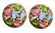 Trifari Alfred Philippe PRINTEMPS Pastel Glass Acorn Fruit Salad Clip Earrings