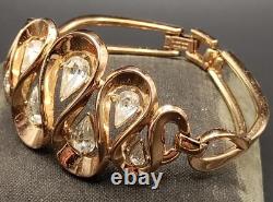 Trifari Alfred Philippe Pat Pend Swirls of Ribbon Bracelet & Earrings