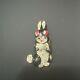 Trifari'Alfred Philippe' Pave and Enamel Black Rabbit Extremely Rare Only One