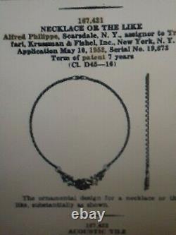 Trifari Alfred Philippe Twinkle Star Necklace 167421 Rhinestones 14