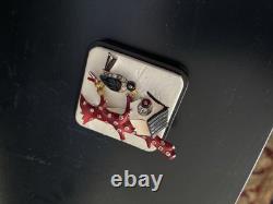 Trifari'Alfred Philippe' Two Lovebirds in a Tree with Birdhouse Bird Pin Clip