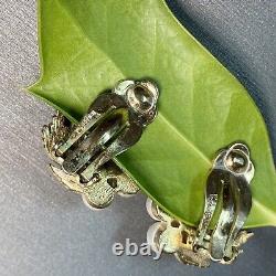 Trifari Alfred Philippe Vintage Clip-On Earrings Estate Jewelry Pre-Owned Pearl