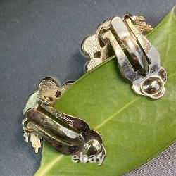 Trifari Alfred Philippe Vintage Clip-On Earrings Estate Jewelry Pre-Owned Pearl