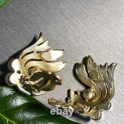 Trifari Alfred Philippe Vintage Clip-On Earrings Estate Jewelry Pre-Owned Pearl