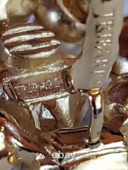 Trifari Alfred Philippe Vintage Jewels of India Moghul Clip On Earrings