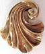 Trifari Alfred Phillipe Deco Full Crown Mark DES Plated Pin