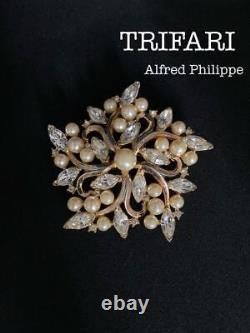 Trifari Brooch Alfred Philippe Vintage