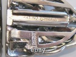 Trifari Clip Mates Double Dress Clip Pair Set On Brooch Bar Alfred Philippe 1936